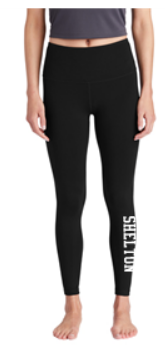 Shelton High School Ladies High Rise 7/8 Legging