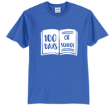 100 Days of School Book T-shirt (Cotton & Mositure Control) PC61/380
