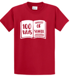 100 Days of School Book T-shirt (Cotton & Mositure Control) PC61/380