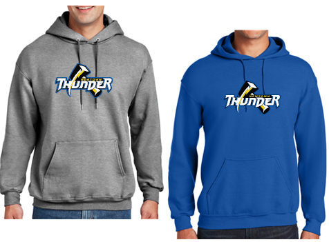 Thunder Baseball Youth & Adult Hooded Sweatshirt 18500/B