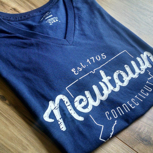 Womens Vintage Newtown Premium T-Shirt - 2 Styles & Colors