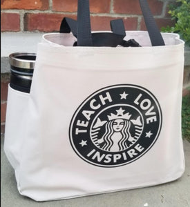Teach Love Inspire Tote Bags