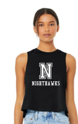 NHS Cheer Women's Racerback Cropped Tank